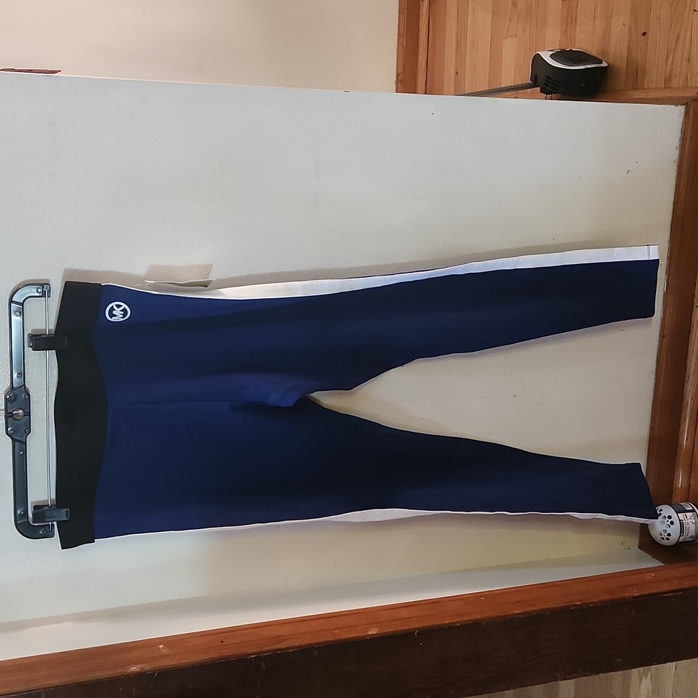 Michael Kors Navy and White Leggings. New